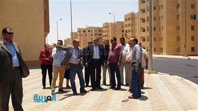 بالصور.. محافظ الجيزة يتفقد المرحلة الثالثة من 