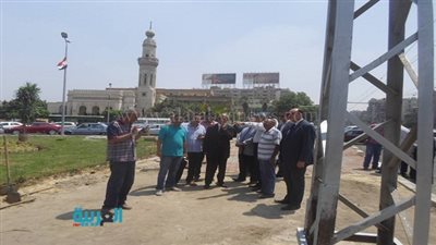 بالصور.. تطوير ميدان المحكمة 