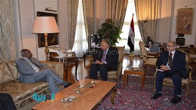 بالصور.. سامح شكري يستقبل وزير خارجية أريتريا