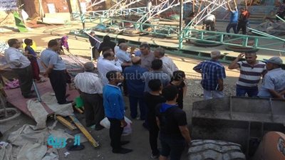 بالصور.. حملة لإزالة الإشغالات بشرق شبرا الخيمة