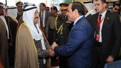  السيسي يهنئ الشيخ صباح الأحمد بحلول عيد الفطر