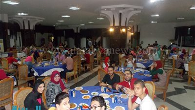 بالصور.. إفطار جماعي لاتحاد طلاب المنصورة بحضور 
