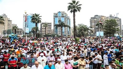  صلاة العيد من مسجد مصطفى محمود بالمهندسين