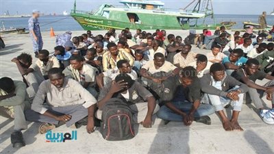 بالصور.. ضبط 152 في محاولة هجرة بطريقة غير شرعية بالإسكندرية 