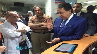 وزير الصحة يتفقد مستشفى شبرا العام لمتابعة مشروع 