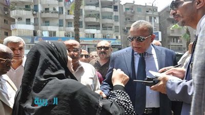 بالصور.. محافظ الجيزة يتفقد أعمال التطوير بشارع فيصل