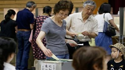 انتهاء التصويت على انتخابات التجديد النصفي لمجلس الشيوخ الياباني