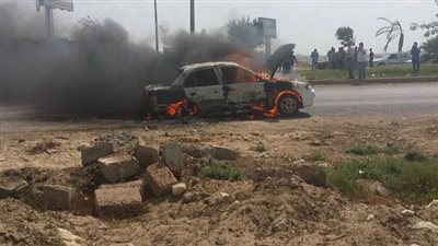 إخماد حريق بـ