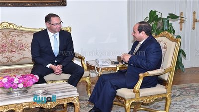 السيسي يستقبل عضو المجلس التنفيذي لمجموعة 