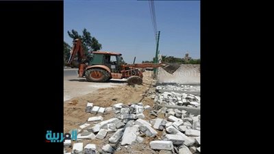 استعادة 1400 متر من أملاك الدولة في منشأة القناطر 