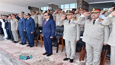 السيسي يشهد مراسم الاحتفال بتخرج الدفعة 153 من 