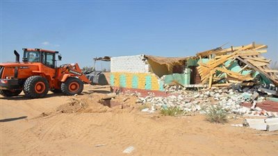 بالصور.. حملة لإزالة التعديات بالإسماعيلية 