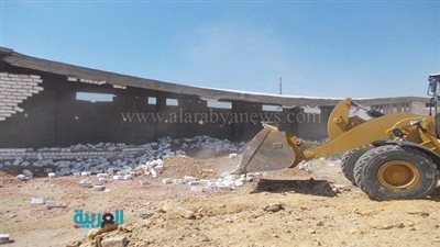 إزالة تعديات على مساحة 16 فدانًا بقصر رشوان بطامية بالفيوم 