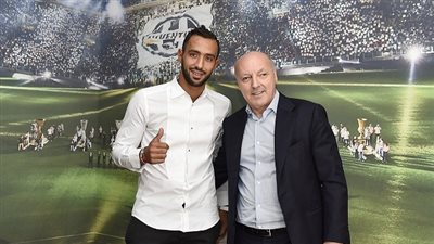 بالصور.. توقيع الصخرة بن عطية ليوفنتوس ومشاركته في التدريبات 