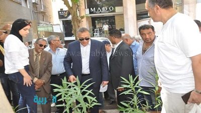 بالصور.. محافظ الجيزة يتفقد اليوم الأول لمبادرة 