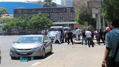 بالصور.. إصابة اثنين من أعضاء لجنة فحص مستشفى المعلمين