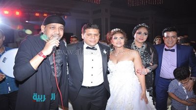 بالصور.. نجوم الفن في زفاف نجلة المطرب حلمي عبدالباقي
