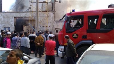 إخماد حريق بمخزن في مصر القديمة 
