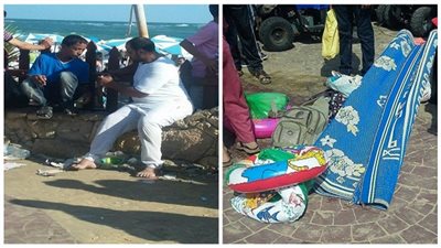 شاطئ المعمورة يتحول لترعة المحمودية.. مواطنو الإسكندرية يسخرون من المصيفين: 