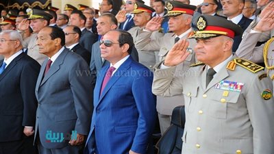 السيسى يشهد احتفال تخرج عدد من الدفعات العسكرية