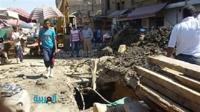 بالصور.. بدء العمل بالمرحلة الثانية لمشروع الصرف الصحي ببولاق الدكرور 