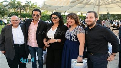 أول ظهور لمي كساب بفستان الحمل