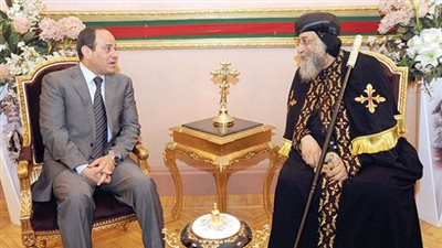 كمال زاخر يشيد بلقاء السيسي بالبابا تواضروس