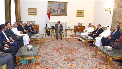 السيسي يستقبل وفدًا من اتحاد الصحفيين العرب