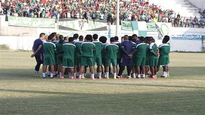  بالصور.. المصري يخوض أول تدريباته والجماهير تهتف للعميد