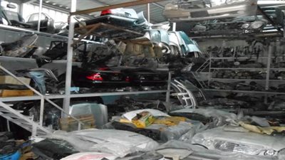 ضبط 1090 قطعة غيار سيارات مغشوشة ببولاق أبوالعلا
