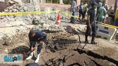 بالصور.. الانتهاء من رفع آثار انفجار مبنى الأمن الوطني في شبرا