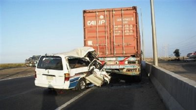 النيابة تأمر بسرعه ضبط السائق المتسبب في حادث تصادم الصف