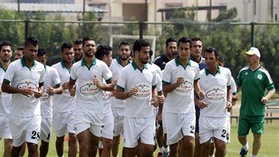 المصري يختتم  تدريباته بمشاركة مهاجم الأهلي