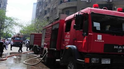 4 سيارات إطفاء لإخماد حريق في منزل بمنطقة فيصل