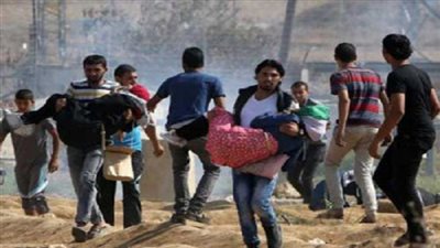 إصابة فلسطينيين بمواجهات مع جيش الاحتلال على حدود غزة 
