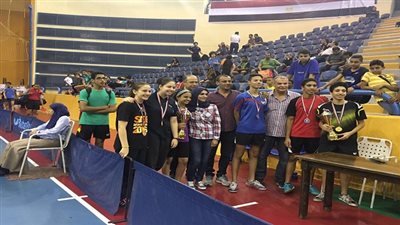 طاولة الأهلي تحصد المراكز الأولى ببطولة الجمهورية