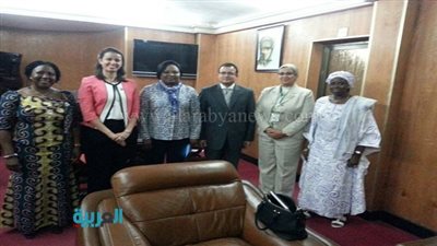 الرئيس التوجولي يستقبل وفد المجلس القومي للمرأة