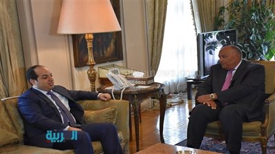 سامح شكري يستقبل نائب رئيس المجلس الرئاسي الليبي