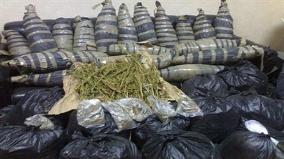 ضبط مخزن بانجو بمنطقة وادي جديع في مدينة نويبع