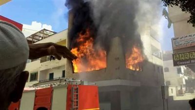 حريق يلتهم شقة سكنية في السلام