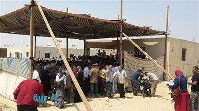 بالصور.. بدء تطوير مدخل مدينة العبور والطريق الرئيسي