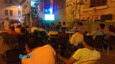 ترقب جمهور الزمالك خلال متابعة لقاء إنيمبا النيجيري