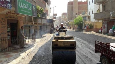 رفع 105 أطنان قمامة وتسوية 21 كيلو طرق بالمنوفية