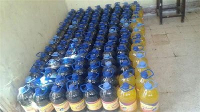 ضبط 16 طن منظفات صناعية مجهولة المصدر بالعبور