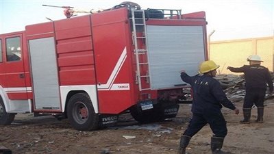 السيطرة على حريق مصنع أدوات كهربائية بأكتوبر 