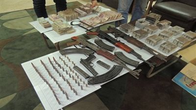 ضبط 1390 طربة حشيش و3 قطع سلاح ناري فى حملة بالمحافظات