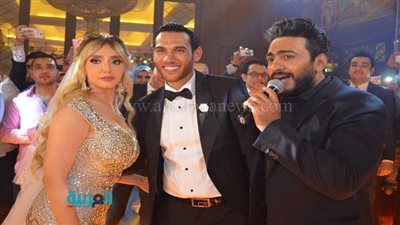 بالصور.. تامر وصوفينار وحكيم يتألقون في زفاف 