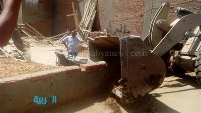 إحباط بناء عقار مخالف على مساحة 400 متر بأرض اللواء