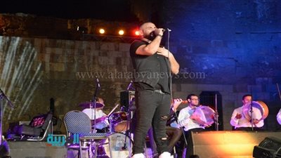 بالصور.. أحمد سعد يشارك في مهرجان القلعة
