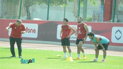 أكرم توفيق يخوض مرانه الأول مع الأهلي